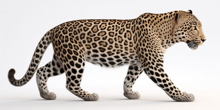 Jaguar Separated On A White Background