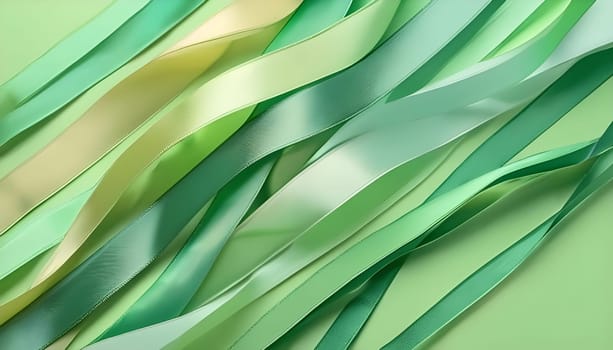Green color strip wave curve line, abstract texture background.