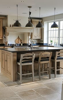 Bespoke kitchen design, country house and cottage interior design, English countryside style renovation and home decor idea