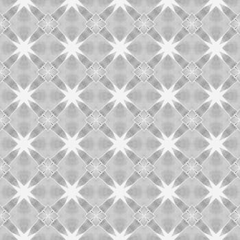 Organic tile. Black and white optimal boho chic summer design. Trendy organic green border. Textile ready ravishing print, swimwear fabric, wallpaper, wrapping.