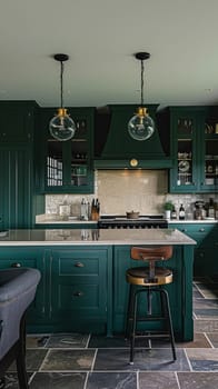 Bespoke kitchen design, country house and cottage interior design, English countryside style renovation and home decor idea