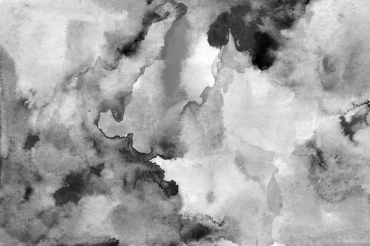 Black and white monochrome watercolor texture