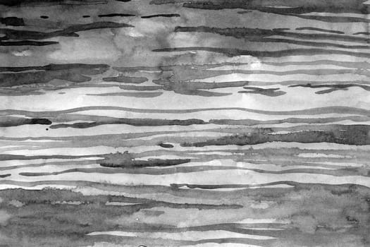 Black and white monochrome watercolor texture