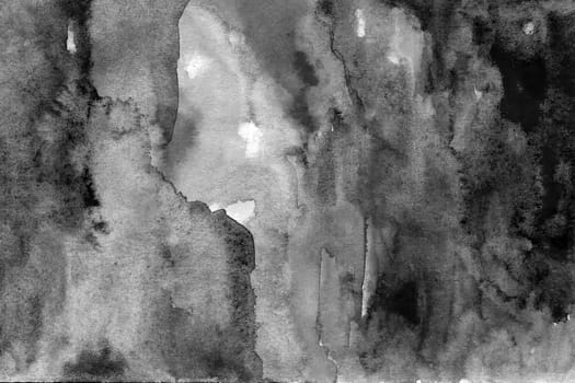 Black and white monochrome watercolor texture