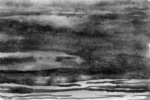 Black and white monochrome watercolor texture