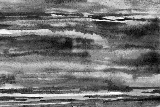 Black and white monochrome watercolor texture