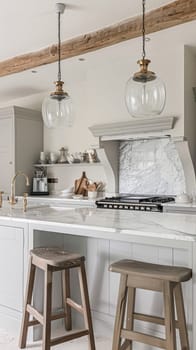 Bespoke kitchen design, country house and cottage interior design, English countryside style renovation and home decor idea