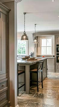 Bespoke kitchen design, country house and cottage interior design, English countryside style renovation and home decor idea