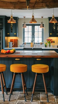 Bespoke kitchen design, country house and cottage interior design, English countryside style renovation and home decor idea