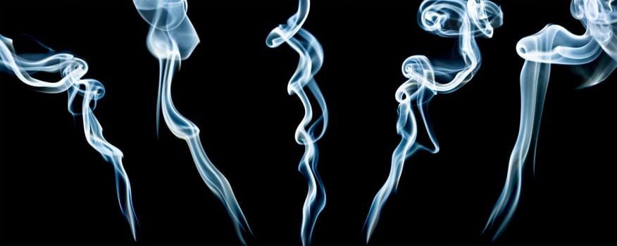 smoke fume - abstract background and texture concept, elegant visuals