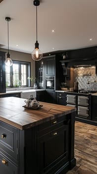 Bespoke kitchen design, country house and cottage interior design, English countryside style renovation and home decor idea