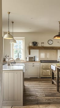 Bespoke kitchen design, country house and cottage interior design, English countryside style renovation and home decor idea