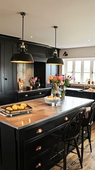 Bespoke kitchen design, country house and cottage interior design, English countryside style renovation and home decor idea