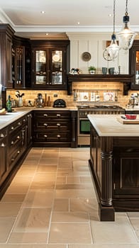 Bespoke kitchen design, country house and cottage interior design, English countryside style renovation and home decor idea