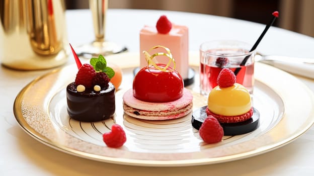 Food, dessert and hospitality, sweet desserts in restaurant a la carte menu, English countryside exquisite cuisine, culinary art and fine dining experience