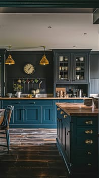 Bespoke kitchen design, country house and cottage interior design, English countryside style renovation and home decor idea