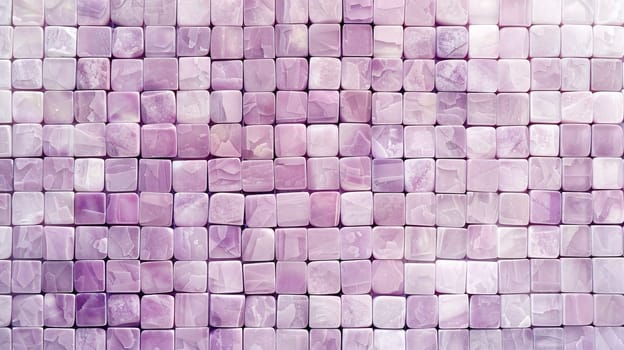 Purple mosaic tile background