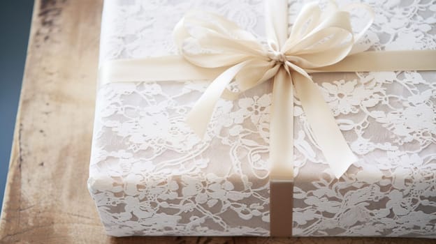 Christmas gift box wrapping idea for boxing day and winter holidays in the English countryside tradition