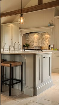 Bespoke kitchen design, country house and cottage interior design, English countryside style renovation and home decor idea