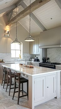 Bespoke kitchen design, country house and cottage interior design, English countryside style renovation and home decor idea