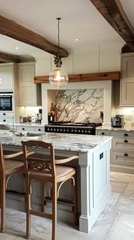 Bespoke kitchen design, country house and cottage interior design, English countryside style renovation and home decor idea