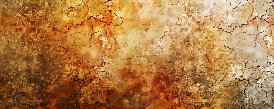 Abstract cracked brown wall texture