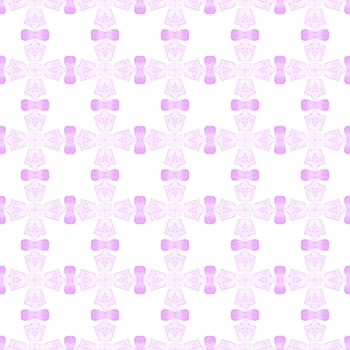 Mosaic seamless pattern. Purple cool boho chic summer design. Textile ready exotic print, swimwear fabric, wallpaper, wrapping. Hand drawn green mosaic seamless border.