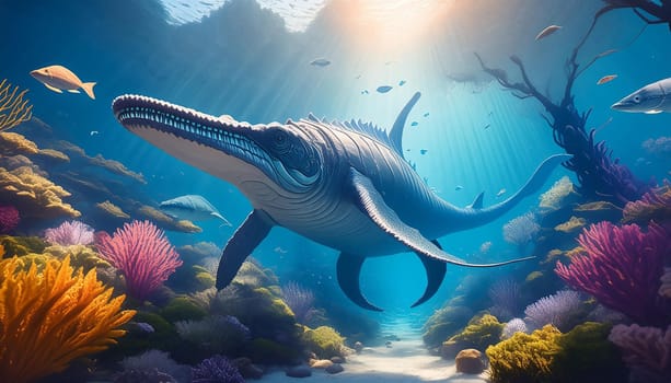 Shonisaurus was a carnivorous marine Ichthyosaur that lived in the seas of Nevada, United States during the Triassic Period.