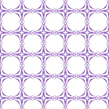 Textile ready exotic print, swimwear fabric, wallpaper, wrapping. Purple comely boho chic summer design. Summer exotic seamless border. Exotic seamless pattern.