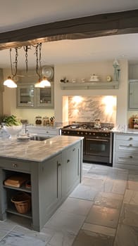 Bespoke kitchen design, country house and cottage interior design, English countryside style renovation and home decor idea