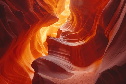 Stunning rock formations in iconic antelope canyon, arizona, usa captivating travel experience in natural beauty