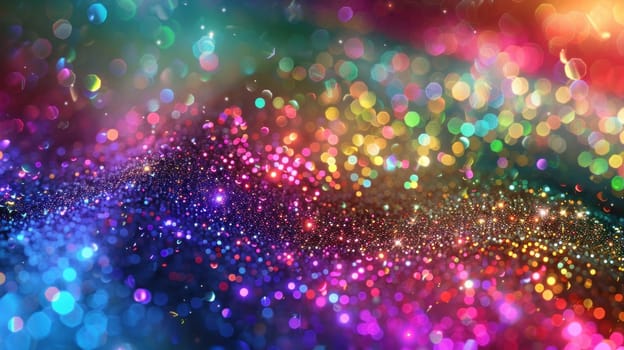 Colorful lights and bokeh abstract background for business and art design inspiration