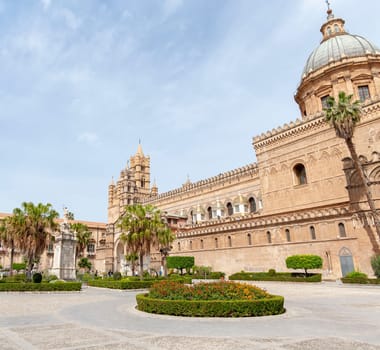 The Primatial Metropolitan Cathedral Basilica of the Holy Virgin Mary of the Assumption, known as the Cathedral of Palermo, Sicily, Italy