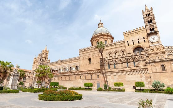 The Primatial Metropolitan Cathedral Basilica of the Holy Virgin Mary of the Assumption, known as the Cathedral of Palermo, Sicily, Italy