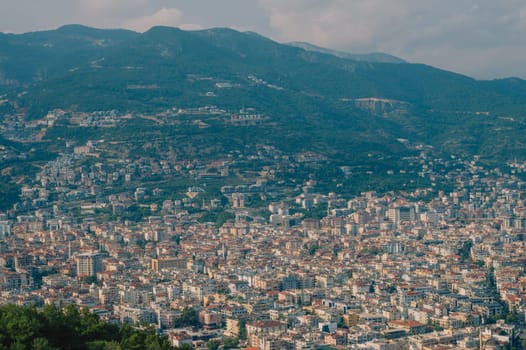 Alanya city, Turkey, view from red tower