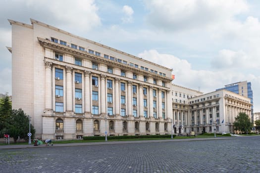 Bucharest, Romania. May 25, 2024. external view of the Ministry of Internal Affairs building in the city center