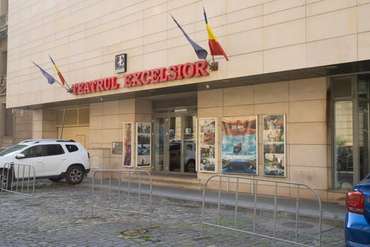 Bucharest, Romania. May 25, 2024.  external view of the Excelsior theater in the city center