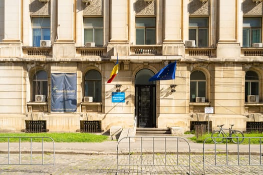 Bucharest, Romania. May 25, 2024. external view of the Ministry of Health building
in the city center