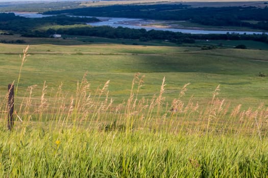 Niobrara National Scenic River in Nebraska summer times . High quality photo