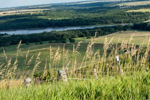 Niobrara National Scenic River in Nebraska summer times . High quality photo