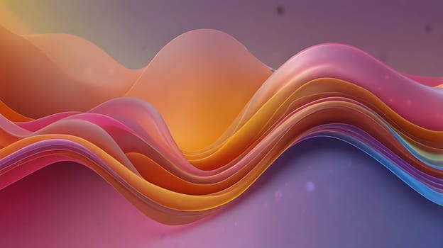 Abstract holographic iridescent rainbow colored liquid metal texture background. Colorful abstract gleaming fluid material.