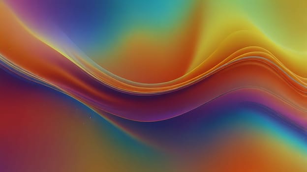 Abstract holographic iridescent vibrant rainbow colored liquid metal texture background. Colorful abstract gleaming fluid material.