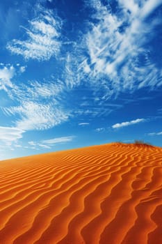 Golden sand dunes in the sahara desert, morocco – a majestic scene of nature and adventure