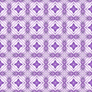 Textile ready majestic print, swimwear fabric, wallpaper, wrapping. Purple positive boho chic summer design. Tropical seamless pattern. Hand drawn tropical seamless border.