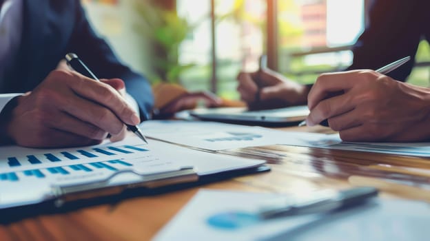 couple engaged in a discussion with a financial advisor about their retirement plans