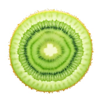 Honeydew mandala a refreshing circular design of honeydew melons with balls flying and juice splashing. Food isolated on transparent background.