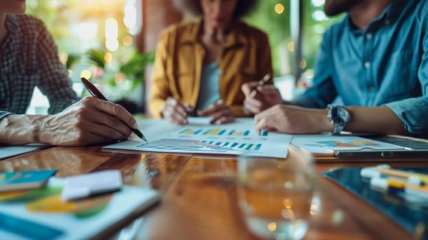 couple engaged in a discussion with a financial advisor about their retirement plans