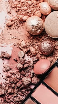 Beauty product and cosmetics texture, makeup products as abstract luxury cosmetic background art