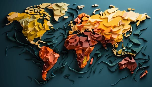 World map - abstract background. High quality photo