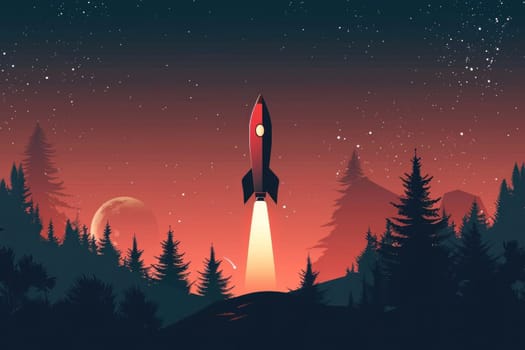 Space rocket wallpaper futuristic space travel background for technology and science enthusiasts